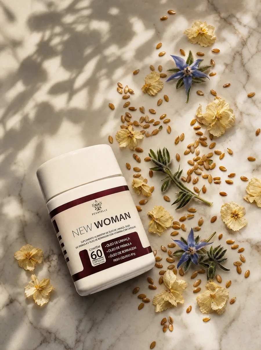 New Woman com ingredientes naturais